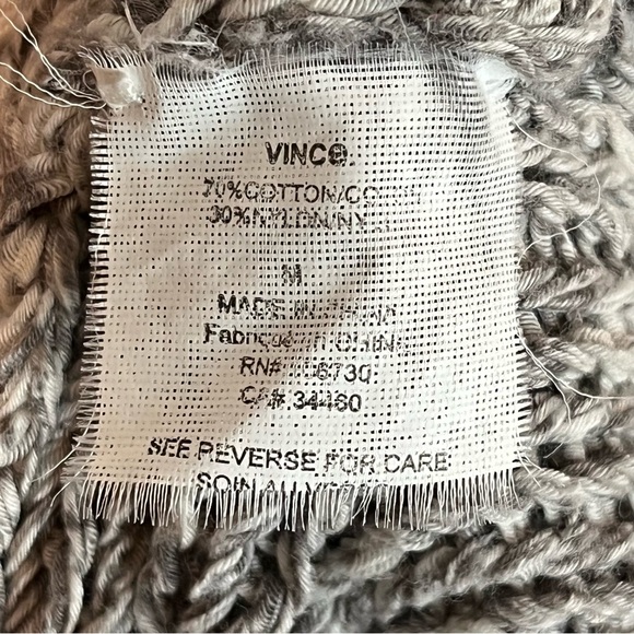 Vince Gray Cable Knit Cardigan - Picture 10 of 13